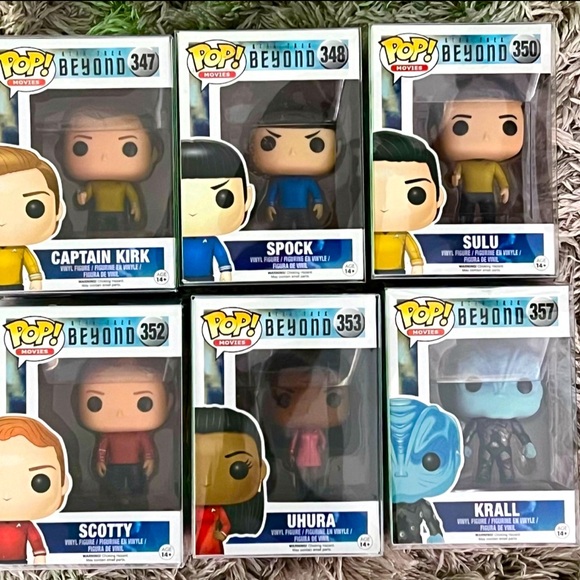 Funko Pops Star Trek and Beyond Set Bundle - Picture 2 of 8